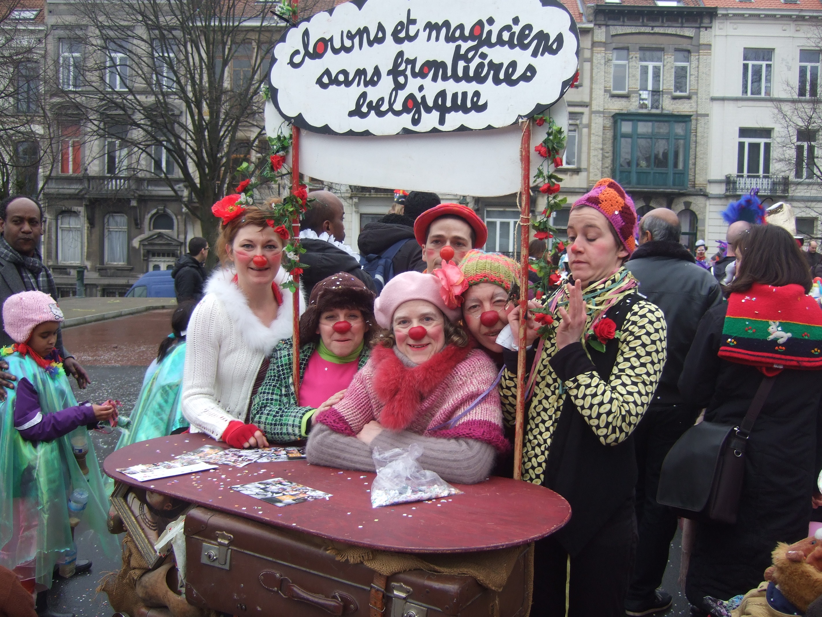 Nos actions de sensibilisation Clowns Sans Frontières Belgique